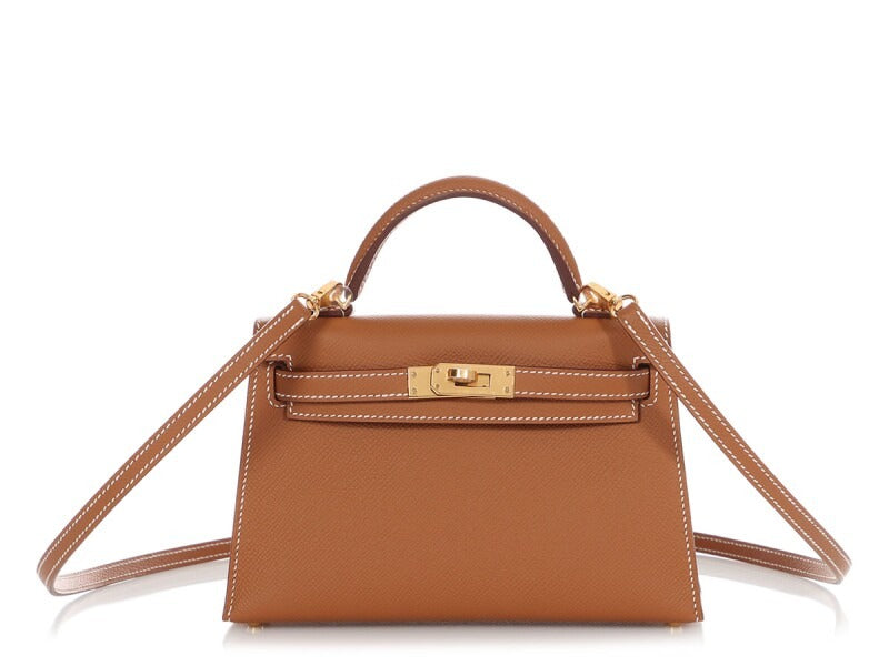 Luxury Gold Epsom Leather Mini Kelly H6056 - TUZZUT Qatar Online Shopping