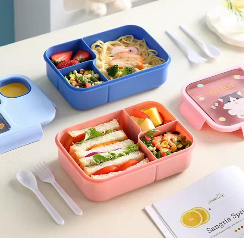 Kids Portable Lunch Box Compartment Food Storage Container     1720910 - TUZZUT Qatar Online Shopping