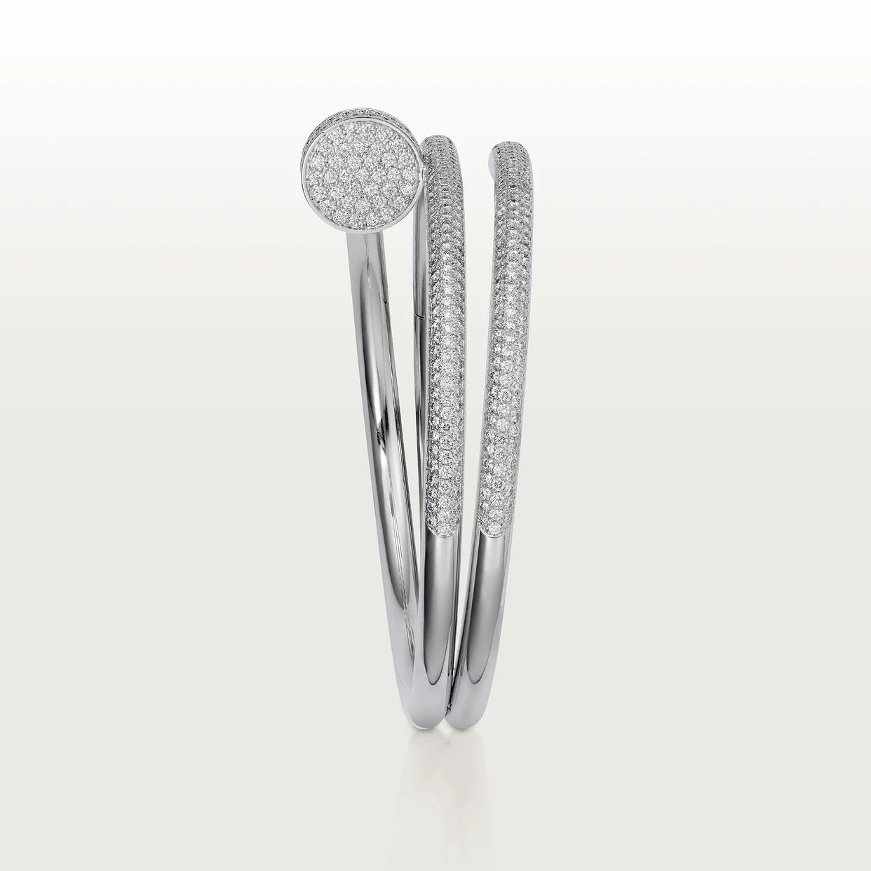 Juste un Clou Bracelet Double White Gold Diamonds DN2019 Juste un Clou Bracelet Double White Gold Diamonds DN2019