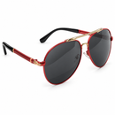 Red and Gold Aviator Sunglasses-57