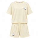 Ladies Short-Sleeve T-Shirt and Shorts Set T-142