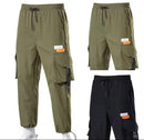 Men's Casual Multi-Pocket Work Pants Thin Drawstring Loose Fit Trousers Comfortable Breathable Summer Style    X087391 - TUZZUT Qatar Online Shopping