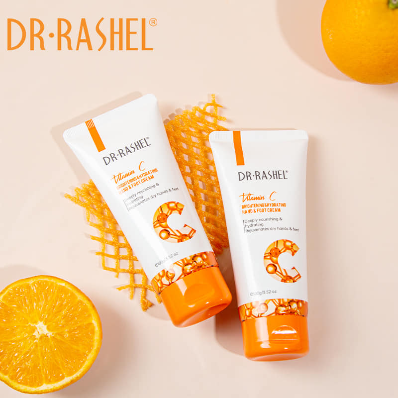 DR.RASHEL Vitamin C Brightening & Hydrating Hand & Foot Cream 100g DRL-1691