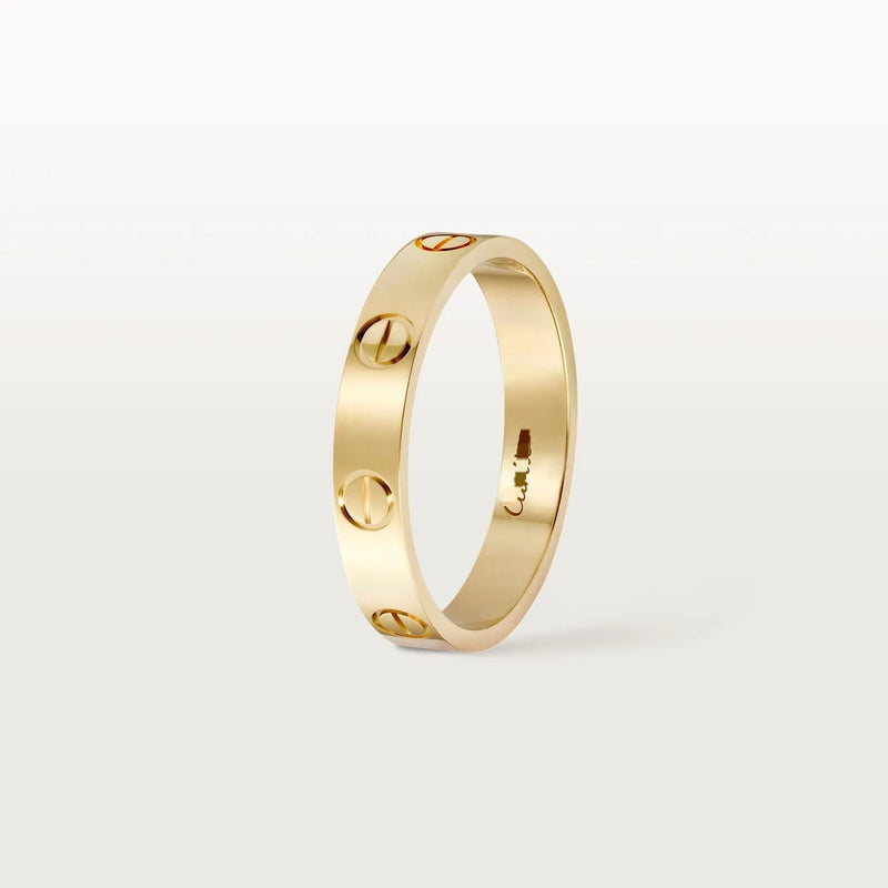 LOVE Ring Yellow Gold DN2011 - TUZZUT Qatar Online Shopping