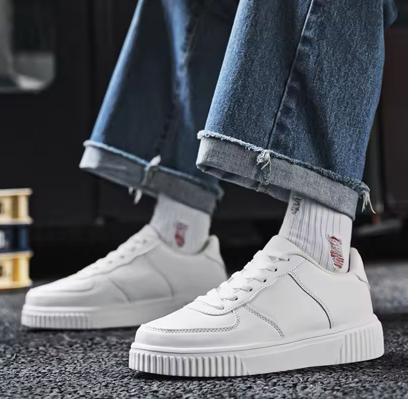 Fashion Leather White Sneakers Classic Casual Shoes Outdoor Walking Shoes S5121466 Fashion Leather White Sneakers Classic Casual Shoes Outdoor Walking Shoes S5121466