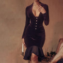 Women's Bodycon Dress L 497141 - TUZZUT Qatar Online Shopping