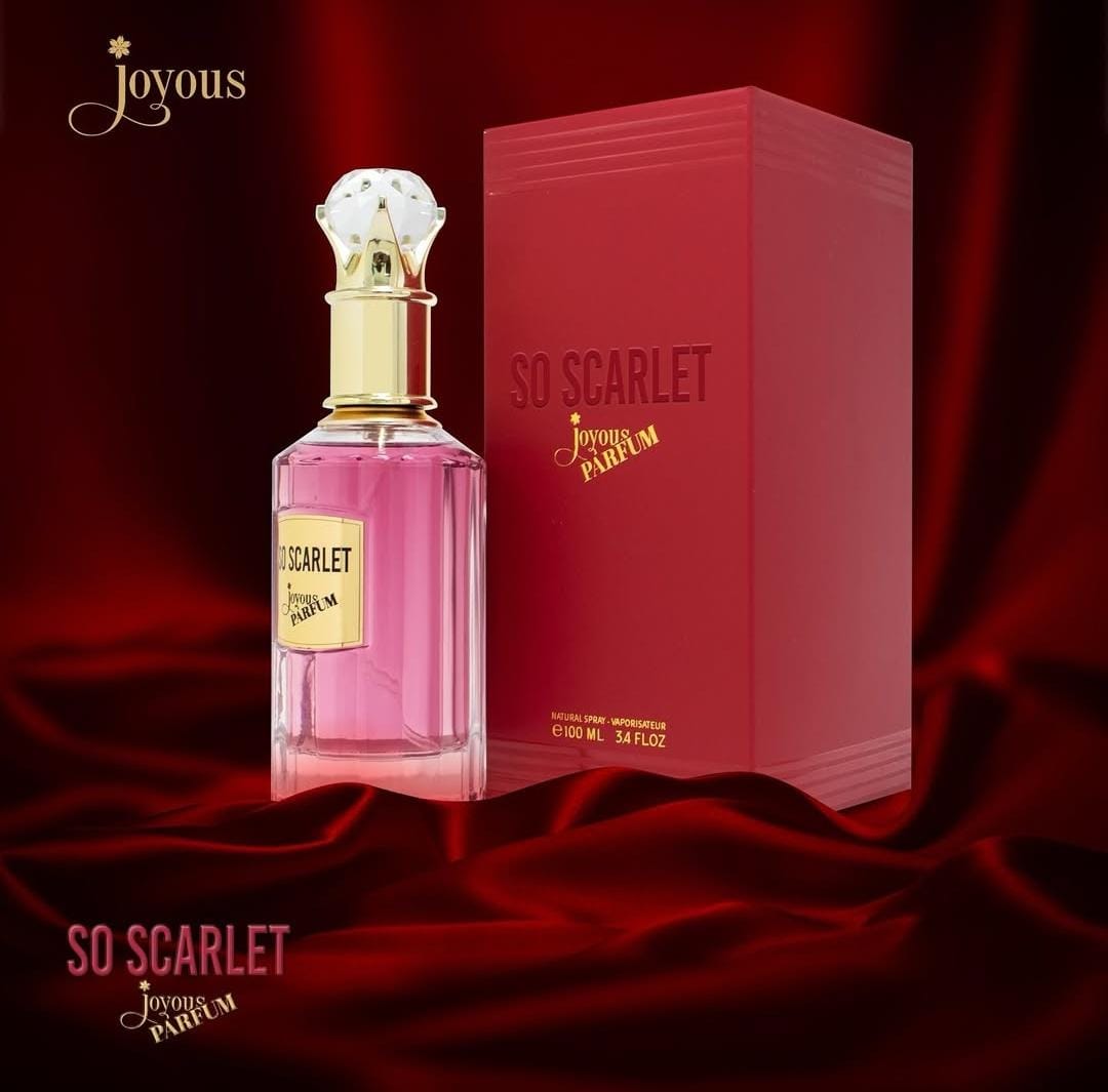 So Scarlet EDP Perfume By Joyous 100ml So Scarlet EDP Perfume By Joyous 100ml