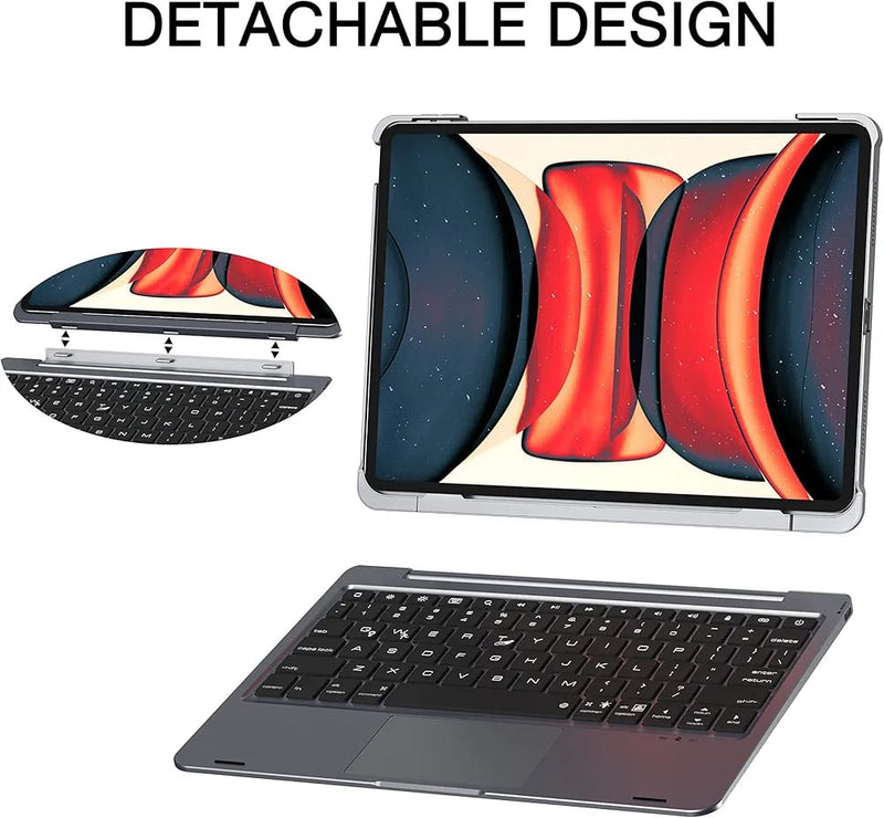 doqo Detachable Keyboard case with Trackpad    F11D - TUZZUT Qatar Online Shopping
