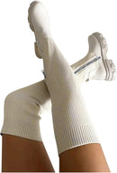 Women's Over The Knee Round Toe Side Zipper Boots   S140760 - TUZZUT Qatar Online Shopping