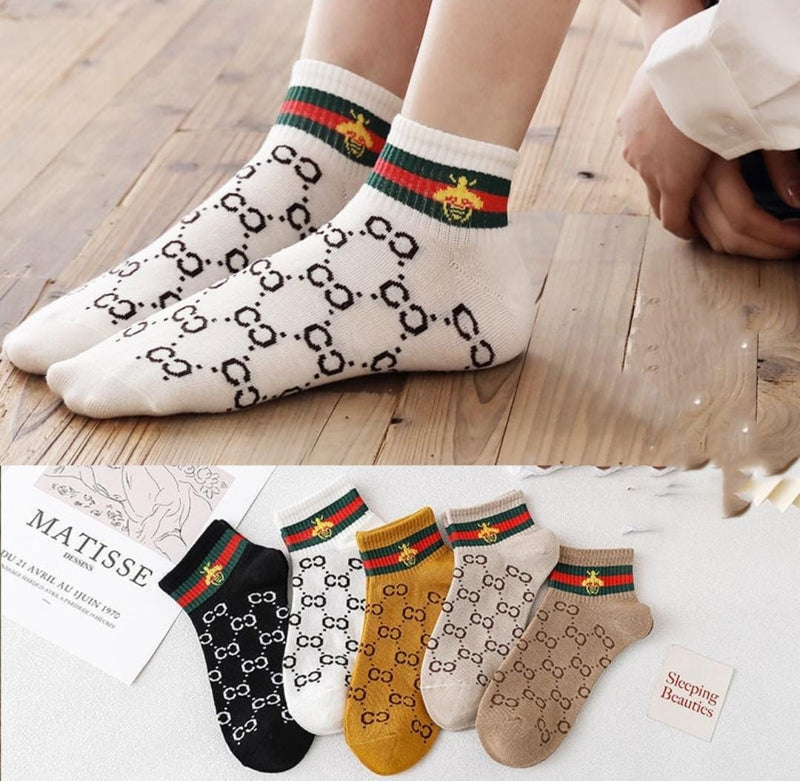 5 Pairs Spring and Fall New Casual Socks     489285 - TUZZUT Qatar Online Shopping