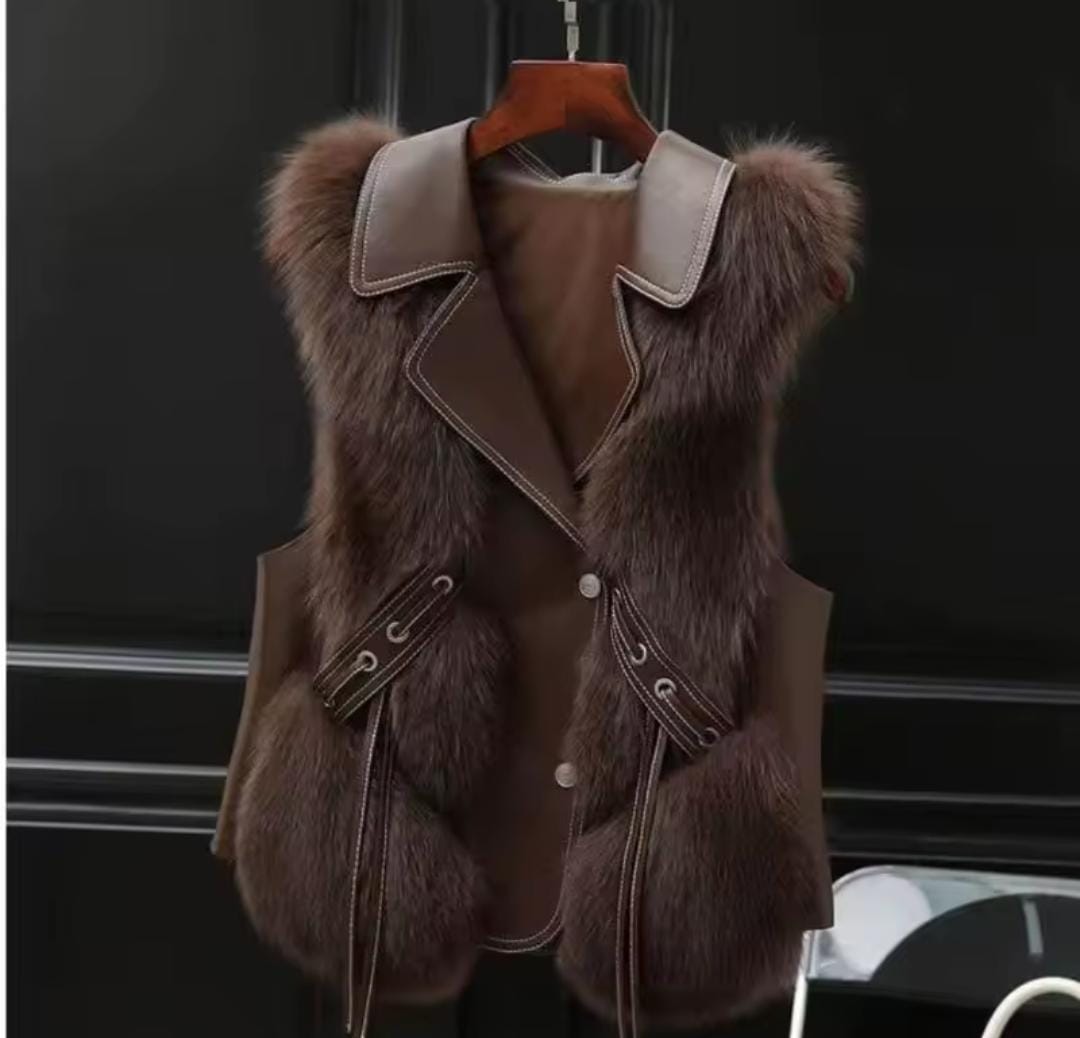 Women Winter Fluffy Faux Fur Warm Outwear S4190137 Women Winter Fluffy Faux Fur Warm Outwear S4190137