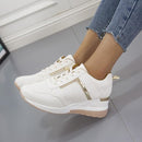 Womens Lace-up Wedge Sneaker WS0040