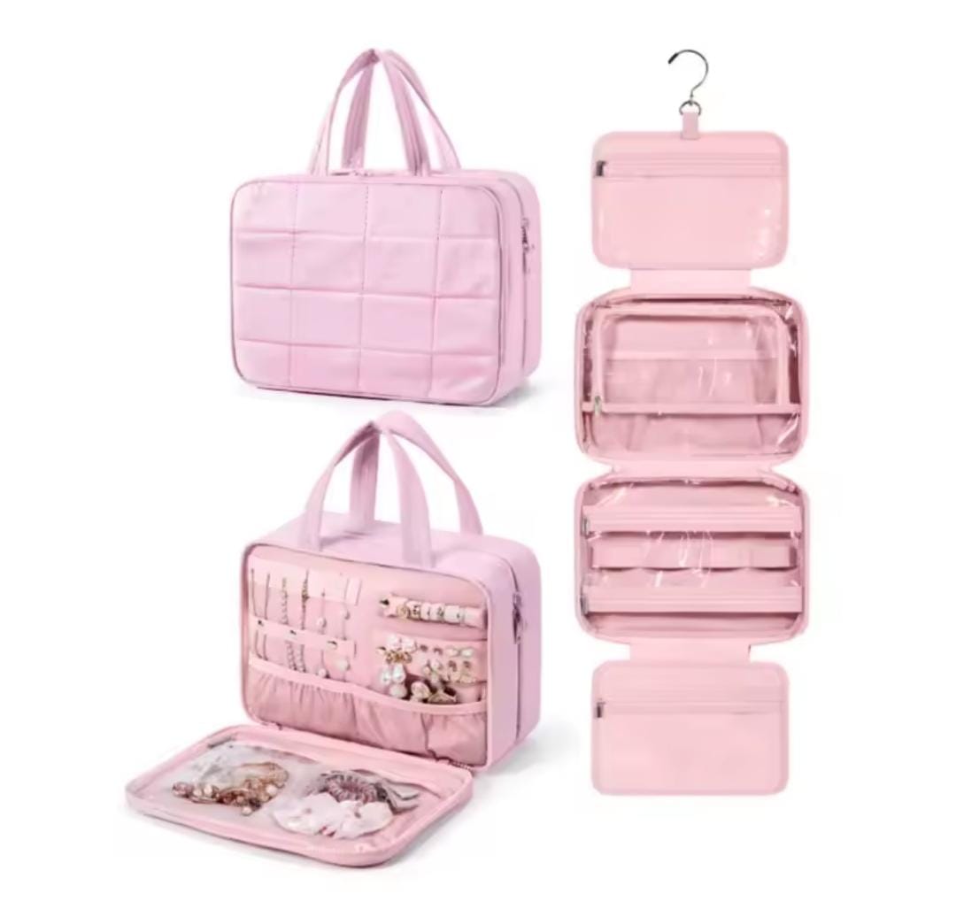 DUTRIEUX Toiletry Bag with Jewelry Storage Bag B-371362 DUTRIEUX Toiletry Bag with Jewelry Storage Bag B-371362