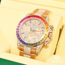 Luxury Cosmograph Daytona Rainbow Watch W1976 - TUZZUT Qatar Online Shopping