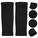 Unisex Black Elastic Knitted Knee Warmers & Knee Support – 1 Pair L06