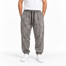 Men’s Washed Grey Drawstring Jogger Trousers MJL2356 - XL