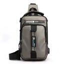 Men's Multifunctional Shoulder Backpack with USB Charging     162728 - TUZZUT Qatar Online Shopping