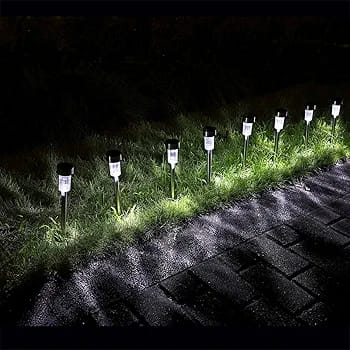 LED Solar Garden Light Outdoor Solar Powered Lamp S3322689 - TUZZUT Qatar Online Shopping