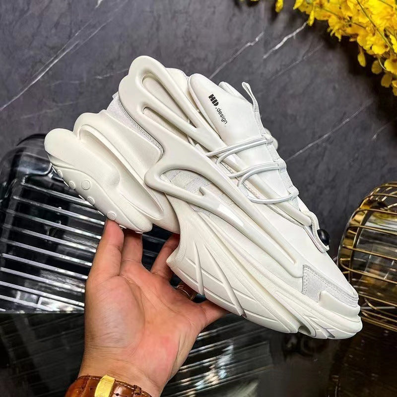 Thick Soled Spaceship Design Sports Shoes HD46 - TUZZUT Qatar Online Shopping