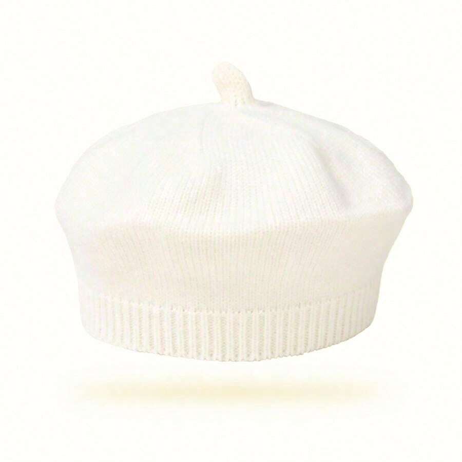 Beret Hat Baby Girls Autumn Winter Warm Hat Little Girls Knitted Hats 171229 Beret Hat Baby Girls Autumn Winter Warm Hat Little Girls Knitted Hats 171229