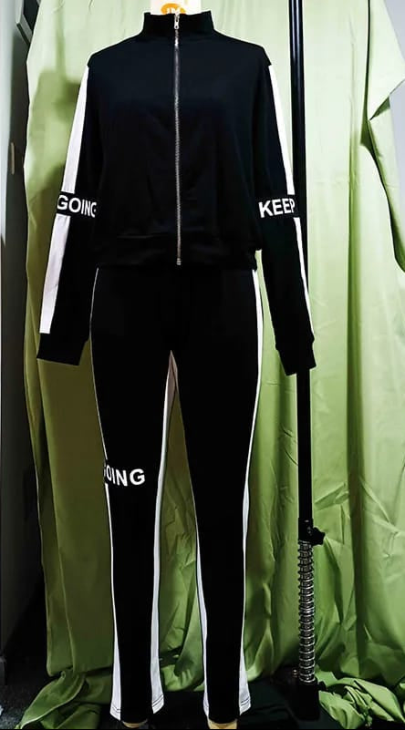 Women's Pants Uoozee Casual Contrast Color Zipper Long Sleeves Jacket&Pants Suits Simple Fashion Sportswear Activesuit For Women S5110366 Women's Pants Uoozee Casual Contrast Color Zipper Long Sleeves Jacket&Pants Suits Simple Fashion Sportswear Activesuit For Women S5110366