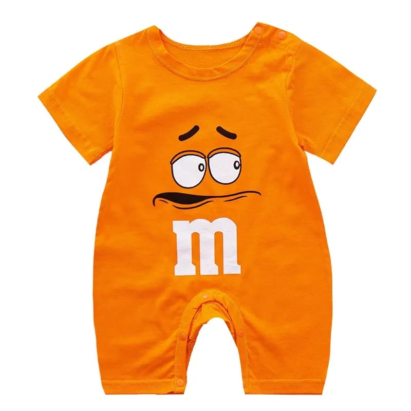 New Baby Boys Girls Short Sleeve One-piece Clothes Summer Rompers Cartoon M-bean Newborn Cotton Short Climbing Clothes X2024599 New Baby Boys Girls Short Sleeve One-piece Clothes Summer Rompers Cartoon M-bean Newborn Cotton Short Climbing Clothes X2024599