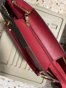 3 Piece Red & Black Handbag 1918 - TUZZUT Qatar Online Shopping