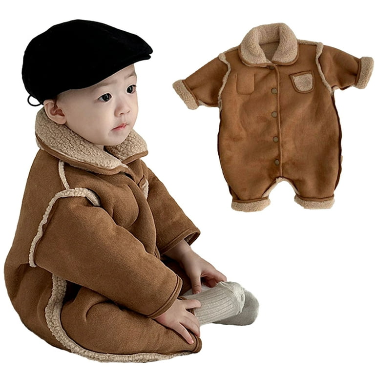 Baby Newborn Fleece Footed Jumpsuit Bodysuits S2589746 Baby Newborn Fleece Footed Jumpsuit Bodysuits S2589746
