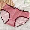 5 pcs Women's Cotton Panties Mid Waist Breathable Seamless Panties  531450 - TUZZUT Qatar Online Shopping
