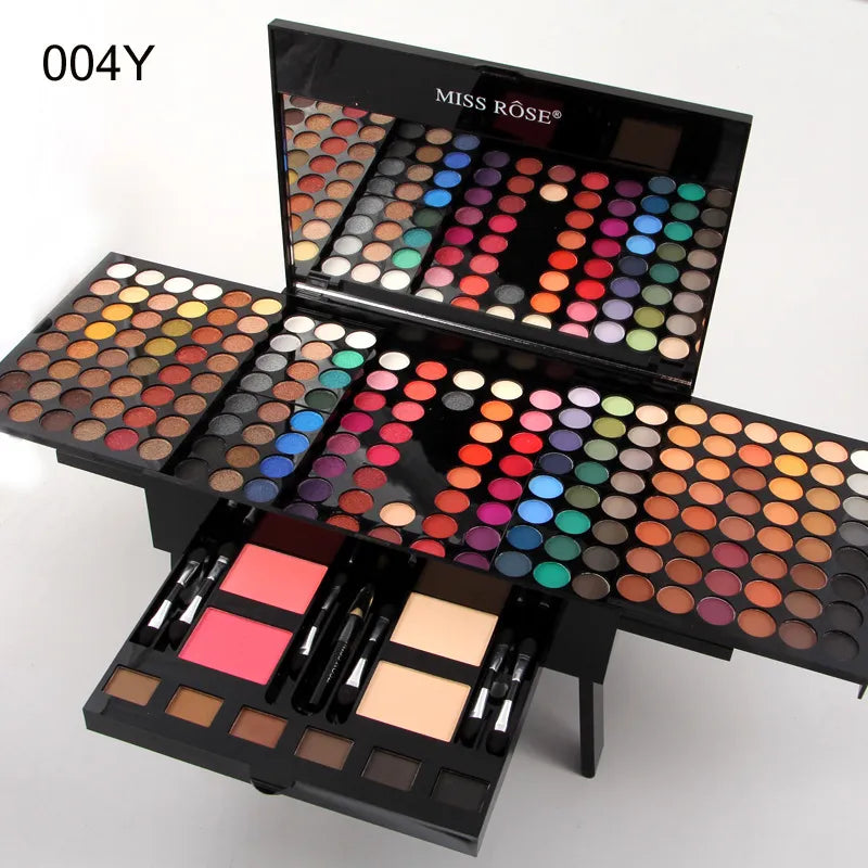 Miss Rose 180 Color Eyeshadow Blush Makeup Palette