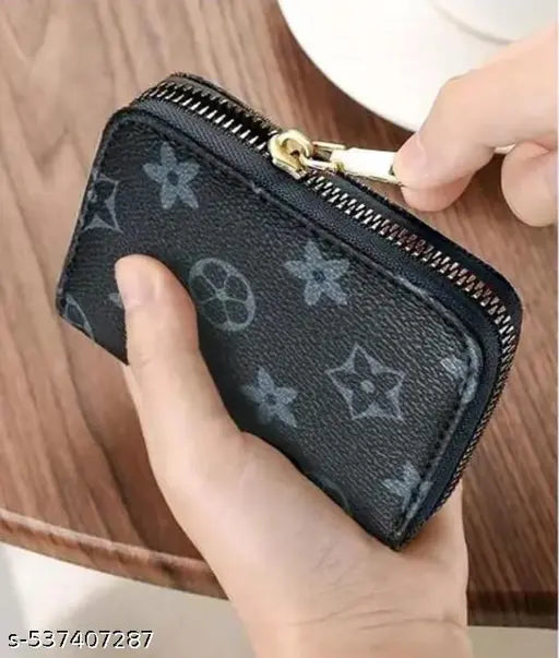 New Women's Purse Zipper Coin Wallet Short Casual Multi Card Bag 259461 - TUZZUT Qatar Online Shopping