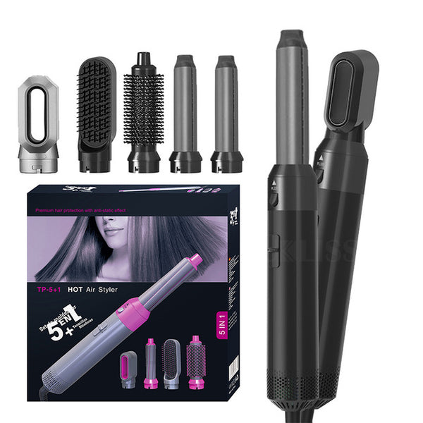 5-In-1 Hot Air Styler Curling Hair Styling Complete Set TP-5+1  MultiFuncitional