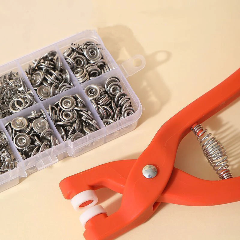 50/100pcs Five-claw Buckle Plier Metal Sewing Buttons Metal Snap Buttons DIY Clothes Stitch Free Fastener Safety Sewing Tools S4835347 50/100pcs Five-claw Buckle Plier Metal Sewing Buttons Metal Snap Buttons DIY Clothes Stitch Free Fastener Safety Sewing Tools S4835347