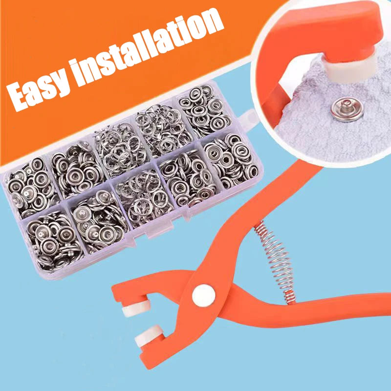 50/100pcs Five-claw Buckle Plier Metal Sewing Buttons Metal Snap Buttons DIY Clothes Stitch Free Fastener Safety Sewing Tools S4835347 50/100pcs Five-claw Buckle Plier Metal Sewing Buttons Metal Snap Buttons DIY Clothes Stitch Free Fastener Safety Sewing Tools S4835347