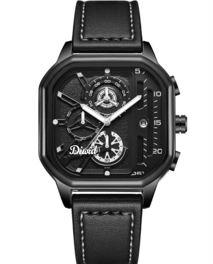 Large dial watch men's belt square watch men's S4802970