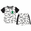 Boys’ Black & White Printed T-Shirt and Shorts Set 1429171 - 18–24 Months