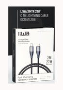 Liwa Type C To Lightning Cable 27W /2M /DC126TL20B - TUZZUT Qatar Online Shopping