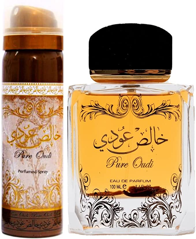 Khalis Pure Oudi Unisex Perfume EDP - 100ML (3.4oz) With Deodorant By Lattafa Khalis Pure Oudi Unisex Perfume EDP - 100ML (3.4oz) With Deodorant By Lattafa