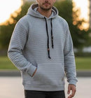 Men's Stylish Casual Long-sleeved Hoodie LH1262 - TUZZUT Qatar Online Shopping