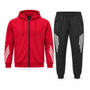 Men’s Red & Black Hooded Tracksuit Set 132037 - L