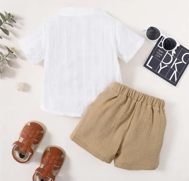 Baby Casual Plain Tee shorts 2piece Set   1461712 - TUZZUT Qatar Online Shopping
