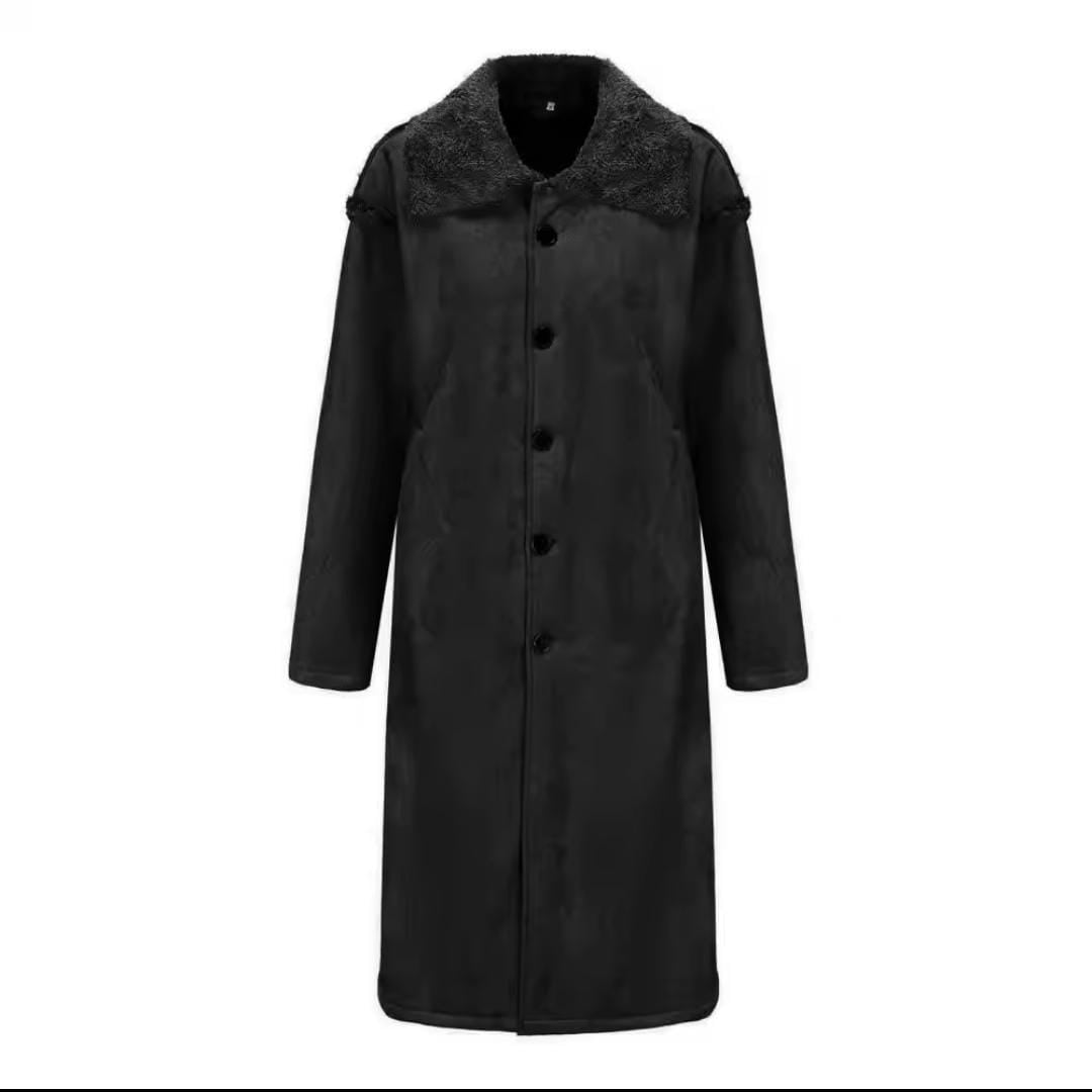 Autumn Winter Men Thick Soft Plush Coat Long Sleeve Windbreaker Jacket 90126548 Autumn Winter Men Thick Soft Plush Coat Long Sleeve Windbreaker Jacket 90126548