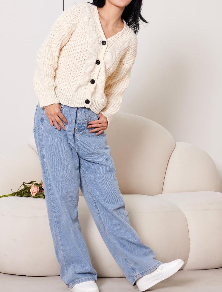 Women Loose Casual V-neck Short Outerwear 323764 Women Loose Casual V-neck Short Outerwear 323764