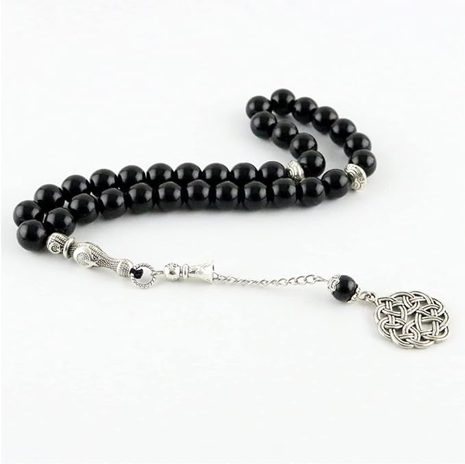 Stone Beads Natural Agate Round Decorative Beads 33 - TUZZUT Qatar Online Shopping