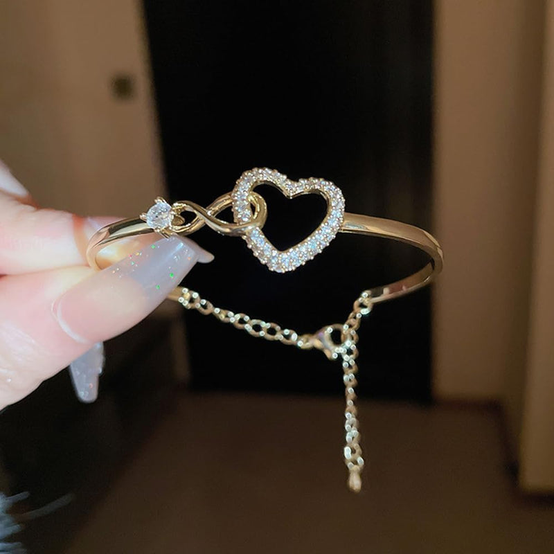 Infinity Heart Bracelet For Women