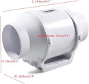 Exhaust Fan Home Silent Inline Pipe Duct Fan HF-100