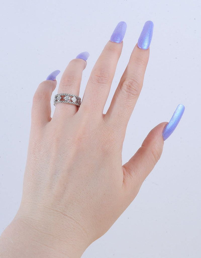 Clover Band Ring Cuff FR600