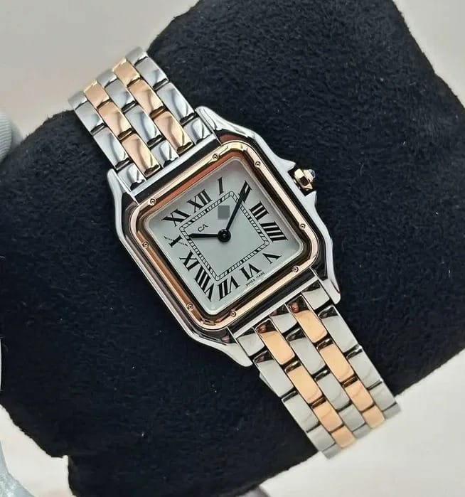 Panther Rose Gold Steel Watch CR101 - TUZZUT Qatar Online Shopping