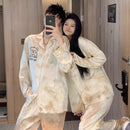 2 Pcs Women 's Long Sleeve Couple Pajamas XL 493024 - TUZZUT Qatar Online Shopping
