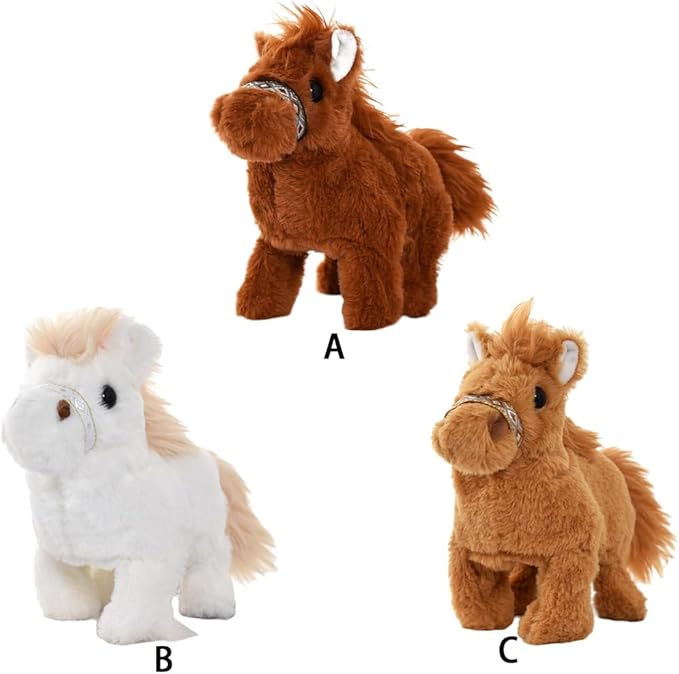 Realistic Robot Pony Plush Toy | Lifelike Robotic Horse for Kids Childrens Day Realistic Robot Pony Walks Horse Plush Realistic Robot Pony Plush Toy | Lifelike Robotic Horse for Kids Childrens Day Realistic Robot Pony Walks Horse Plush